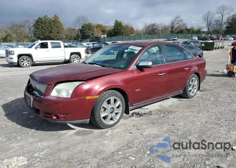 2008 Mercury Sable Premier from USA, damaged, VIN 1MEHM42W68G612883